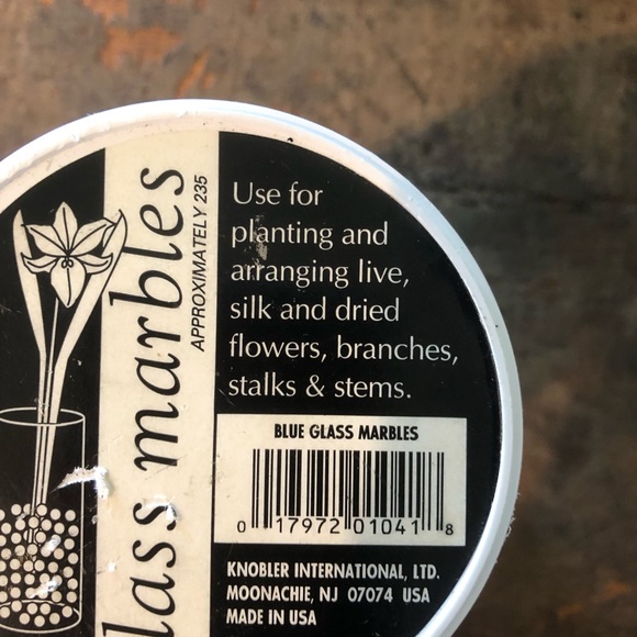 Blue Glass Marbles - Picture 3 of 3